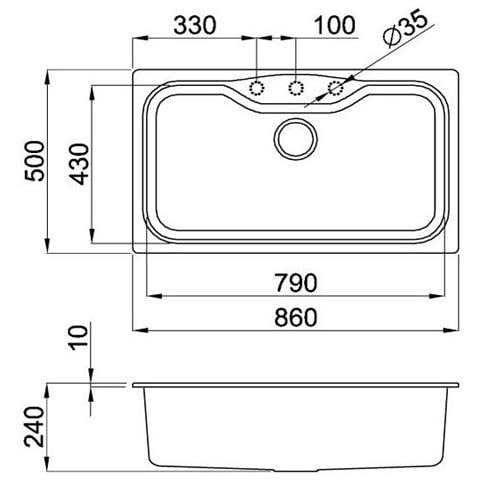 Lav. Fox 360 86x50 1v Bianco Antico 62 - Foto 2