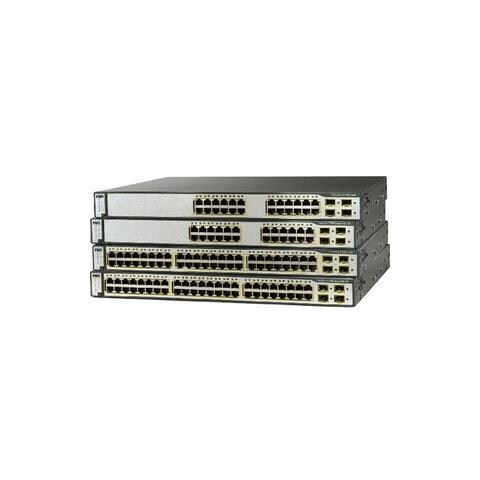 Ethernet Switch Cisco Catalyst 3750G-48PS 48 Porte Gestibile - 48 x RJ-45 - 4 x Slot espansione - 10Base-T, 10/100/1000Base-T - Parato montabile, Desktop - Foto 1