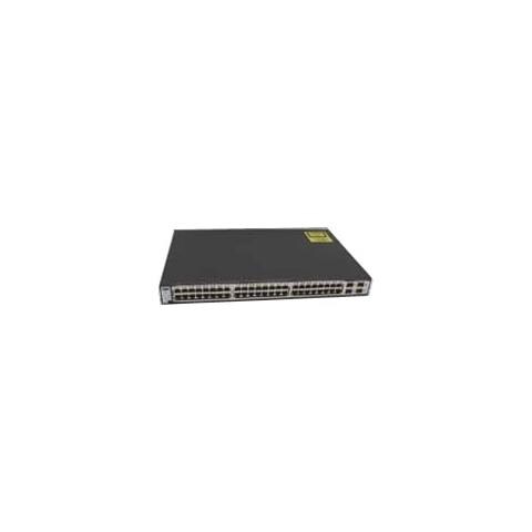 Ethernet Switch Cisco Catalyst 3750G-48PS 48 Porte Gestibile - 48 x RJ-45 - 4 x Slot espansione - 10Base-T, 10/100/1000Base-T - Parato montabile, Desktop - Foto 2