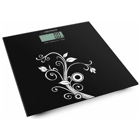 EBS003 bilance pesapersone Bilancia pesapersone elettronica Quadrato Nero, Bianco - Foto 1