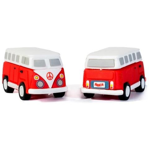 TECH ONE TECH TEC5147-32, 32 GB, USB tipo A, 2.0, Cuffia, Nero, Rosso, Bianco - Foto 1