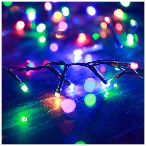 Stringa LED Compatta con 400 Luci LED Multicolore 13 m PVC - Foto 2