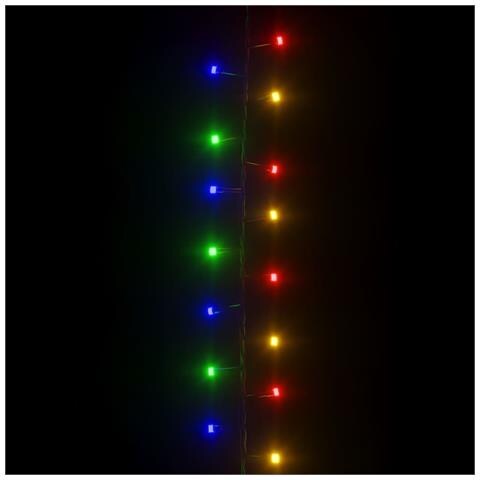 Stringa LED Compatta con 400 Luci LED Multicolore 13 m PVC - Foto 6