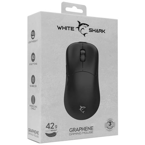 Mouse Ottico 6d Usb 12400 Dpi Graphene Nero - Foto 3