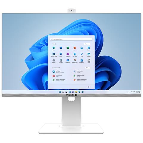 All-In-One AY42452 Quantum S Monitor 24" Full HD Intel Core i5-11400 Hexa Core 2.6 GHz Ram 8GB SSD 512 GB 4xUSB 3.0 Windows 11 Pro - Foto 1