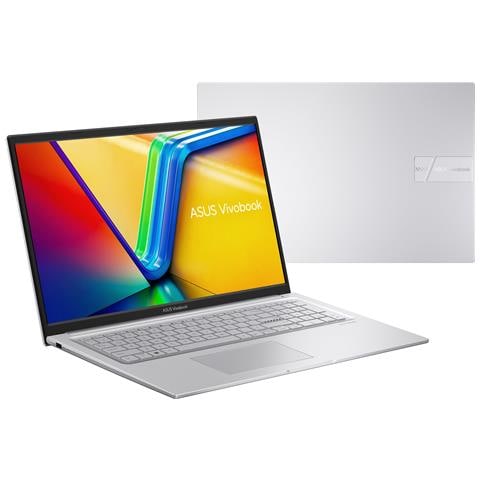 Vivobook 17 F1704VA-AU187W Intel® Core™ i7 i7-1355U Computer portatile 43,9 cm (17.3") Full HD 16 GB DDR4-SDRAM 512 GB SSD Wi-Fi 6E (802.11ax) Windows 11 Home Argento - Foto 1