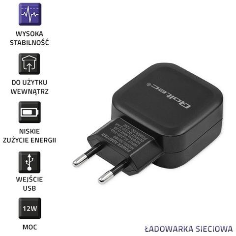 Caricabatterie Da Parete Qoltec 50180 Nero 12 W - Foto 7