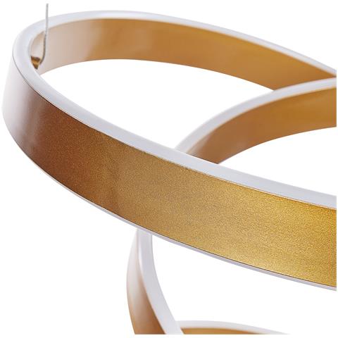 Lampadario A Led Wanli Metallo Oro - Foto 2