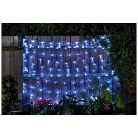 Ghirlanda Solare Da Esterno - Ultra 100 Palline 15 L - Bianco Freddo - 21,8 M - Foto 1