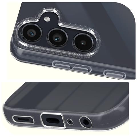 Cover In Silicone Flessibile Per Samsung Galaxy A35, Trasparente - Foto 5