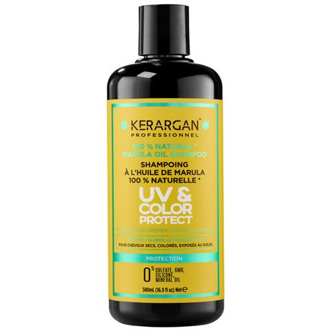 Shampoo Protettivo Uv & Colore All'olio Di Marula Per Capelli Secchi E Colorati - Pulisce, Protegge, Nutre - Senza Solfati, Ogm, Silicone, Olio Minerale - 500ml - Foto 1