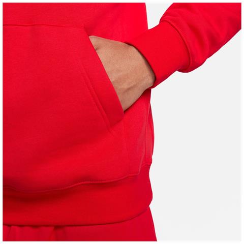 Felpa Con Cappuccio Cw6894-657 Uomo Taglia 3Xl Colore Rosso - Foto 6