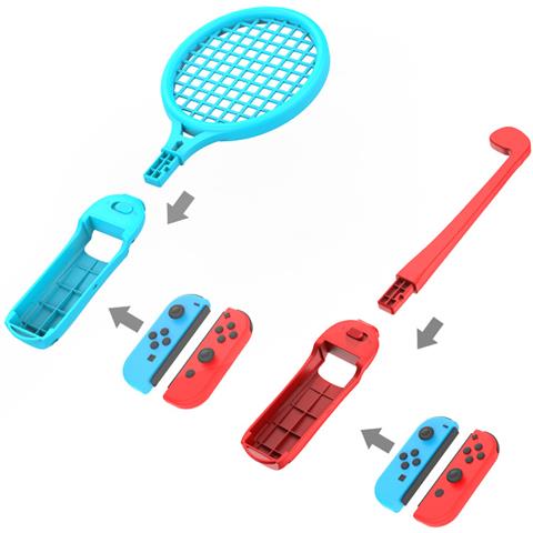 Pacchetto Accessori 12 Parti Compatibile Con Nintendo Switch Multicolor - Foto 2