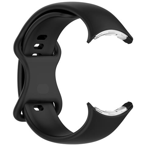 Cinturini Grandi In Silicone Da Uomo Compatibili Con Google Pixel Watch 1/2 Black - Foto 7