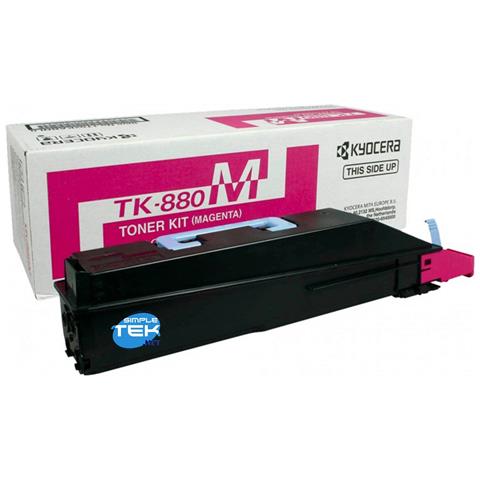 TONER COMPATIBILE - Laser Magenta Con Kyocera Tk880 Tk-880m Fs-c8500dn 18.000pgs - Foto 1