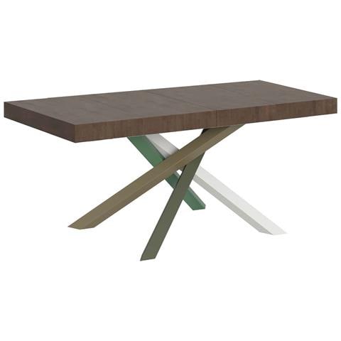 Tavolo Allungabile 90x140/244 Cm Volantis Premium Noce Telaio 4/a - Foto 1