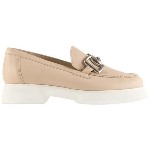 Max Loafers Mocassino Pelle Scarpe Donna Beige Eu 39, 5-101610 1400 - Foto 1