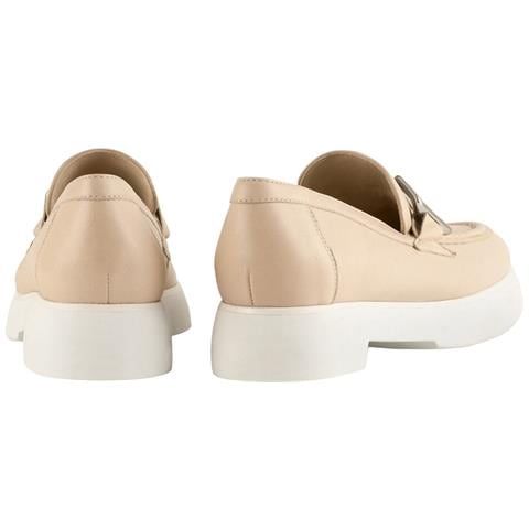 Max Loafers Mocassino Pelle Scarpe Donna Beige Eu 39, 5-101610 1400 - Foto 3