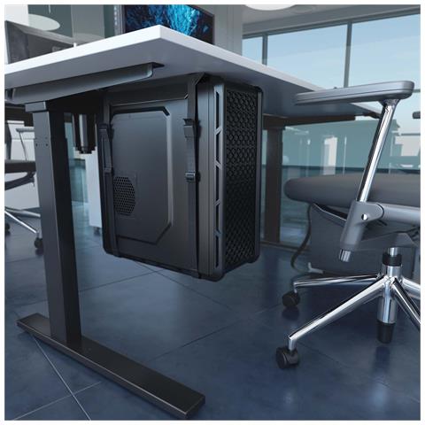 AISENS MPC07-209 supporto per CPU Porta CPU sotto scrivania Nero - Foto 2