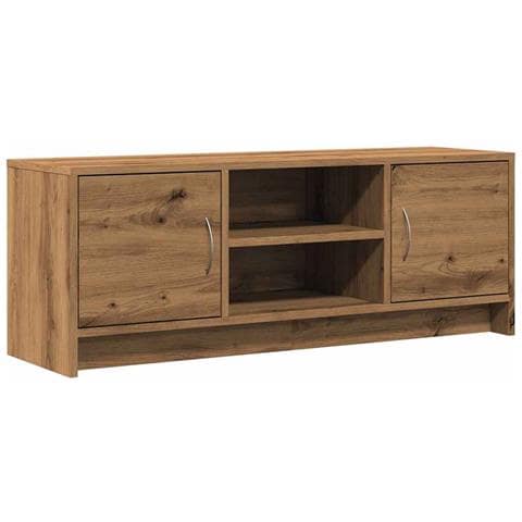 Mobile Porta Tv Rovere Artigianale 102x30x37,5 Cm Multistrato - Foto 2