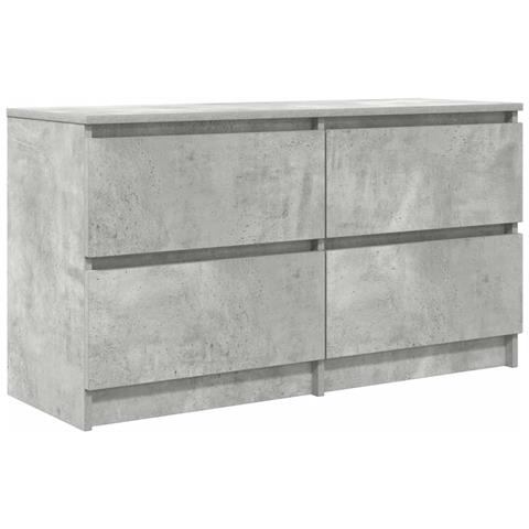 Mobile Porta Tv Grigio Cemento 100x35x54 Cm Legno Multistrato - Foto 2