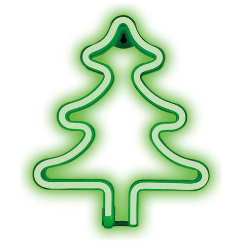 Lampada Led Al Neon Per Albero Di Natale Con Gancio A Parete E Porta Usb-a - Foto 1