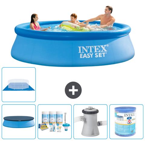 Piscina Fuori Terra - In Giro - 305x76 Cm - Blu - Include Accessori Coordinati A518 - Foto 1