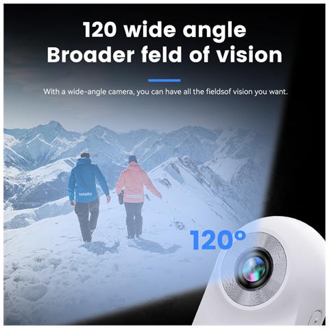 Mini Action Camera Con Obiettivo Grandangolare - 1080p Hd Black - Foto 2