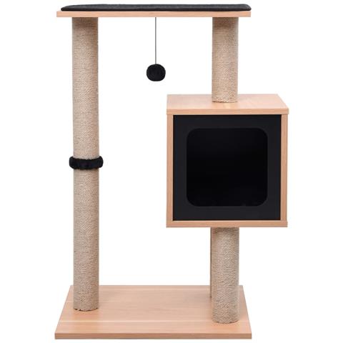 Lusso Casadino -  Albero Per Gatti Con Tappeto Tiragraffi In Sisal 82 Cm - Foto 1