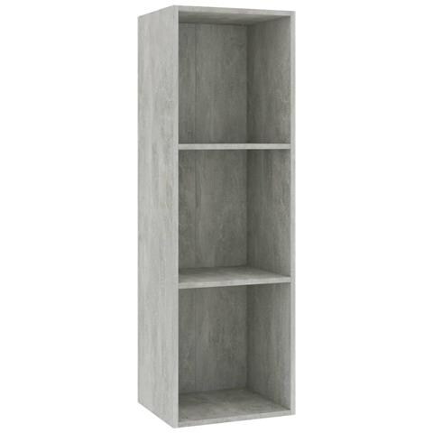 Lusso Casadino -  Libreria/mobile Tv Grigio Cemento 36x30x114cm Legno Multistrato - Foto 1