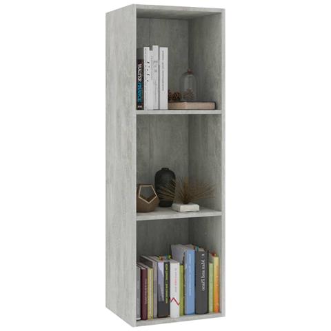 Lusso Casadino -  Libreria/mobile Tv Grigio Cemento 36x30x114cm Legno Multistrato - Foto 2