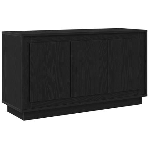 Sideboard Nero Rovere 102x35x55 cm Legno ingegnerizzato - Foto 1