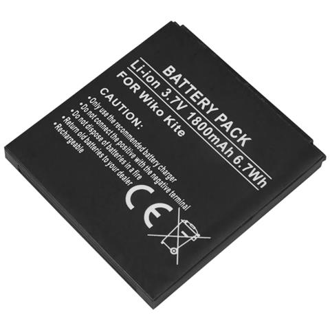 Batteria Di Ricambio Per Smartphone Wiko Kite Li-ion 3,7v 1800mah 6.7wh - Foto 1