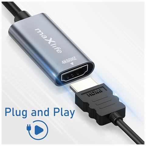Adattatore Video Da Usb-c A Hdmi Con Risoluzione 4k, Grigio - Foto 4