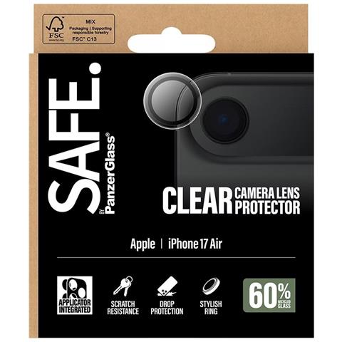 Protezione Obiettivo Per Iphone Air In Vetro Temperato Antigraffio E Antiurto, Trasparente - Foto 2