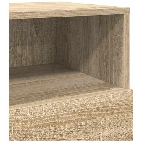 Comodino con 2 Cassetti Rovere Sonoma 36x36x68 cm - Foto 9