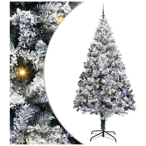 Albero di Natale artificiale con 300 LED Bianco 240 cm - Foto 1