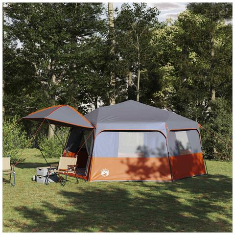 Tenda istantanea con telo antipioggia per 12 persone e rilascio rapido - Foto 2