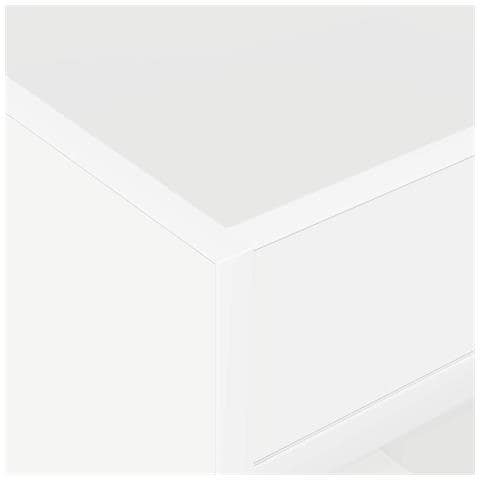 Tavolino 2 pcs Bianco 40 x 40 x 56 cm Legno multistrato - Foto 9