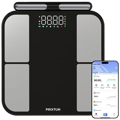 Bilancia Intelligente Bc400 Body Metric Con Bioimpedenza, 56 Misure Corporee, App Multiutente (fino A 200), Elettrodi Estensibili, 180 Kg, Imc, Grasso E Massa Muscolare - Foto 1