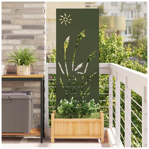 Schermo per privacy in giardino Oliver verde 50 x 140 cm - Foto 2
