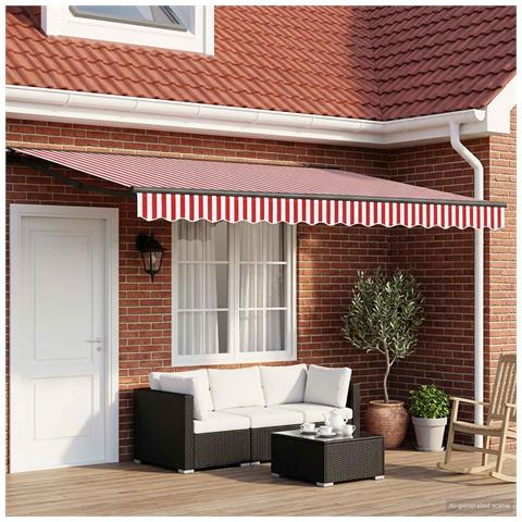 Cornice per Tenda Manuale con LED 4,5 × 3,5 m - Foto 2