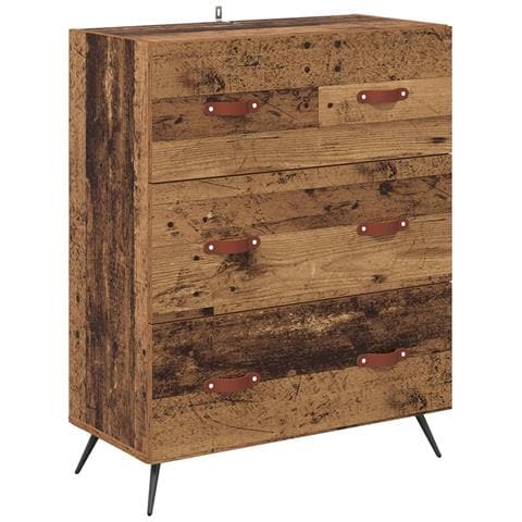 Cassettiera con cassetto Legno vecchio 69,5 x 34 x 90 cm - Foto 1