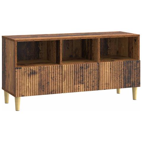 Mobile TV Legno antico 102 x 34,5 x 50 cm Legno ingegnerizzato - Foto 1