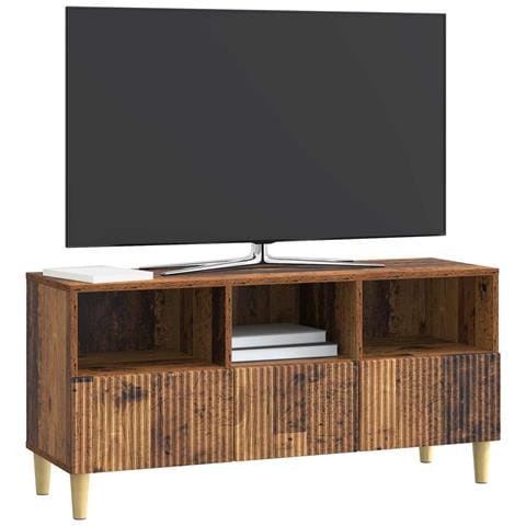 Mobile TV Legno antico 102 x 34,5 x 50 cm Legno ingegnerizzato - Foto 2