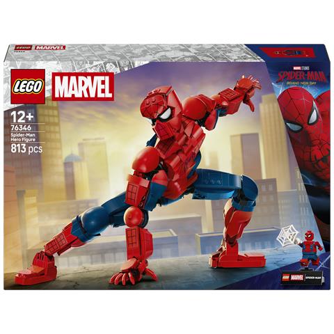 Marvel | 76346 Personaggio di Spider-Man, Action Figure Giocattolo con Minifigure da Collezione, Regalo per Bambini 12+ - Foto 1