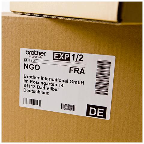 DK-11202 nastro per etichettatrice Nero su bianco - Foto 2