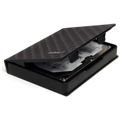 Case protettivo per disco rigido antistatico 2,5'' - colore nero (3 pz.) - Foto 2