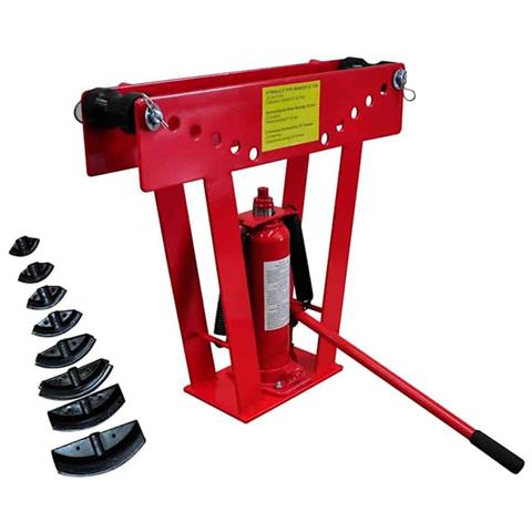 Curvatubi Idraulico Manuale Con 8 Matrici 16 Tonnellate - Foto 1