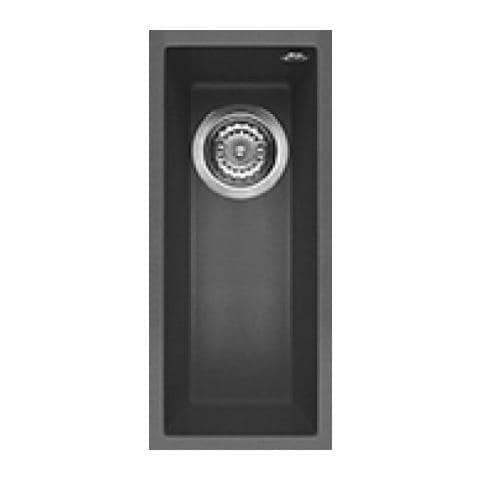 Lavello Quadra 50 Keratek Plus Sottotop 20x44 cm 1 vasca Colore Dark Grey 99 - Foto 1